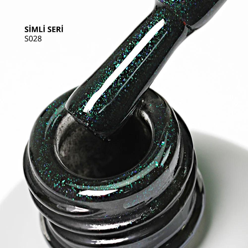 MOMO SİMLİ SERİ S028 14ml. PARILTILI ZÜMRÜT YEŞİL