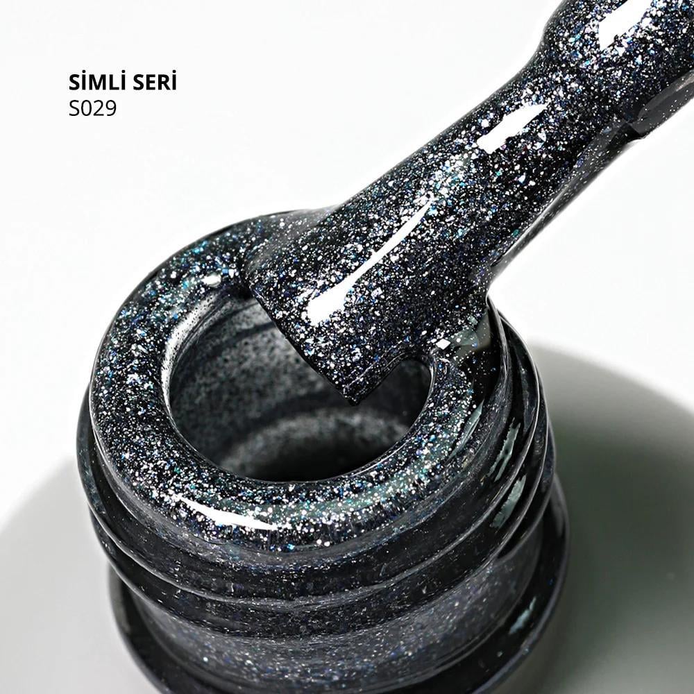 MOMO SİMLİ SERİ S029 14ml. PARILTILI KÜLLÜ GRİ