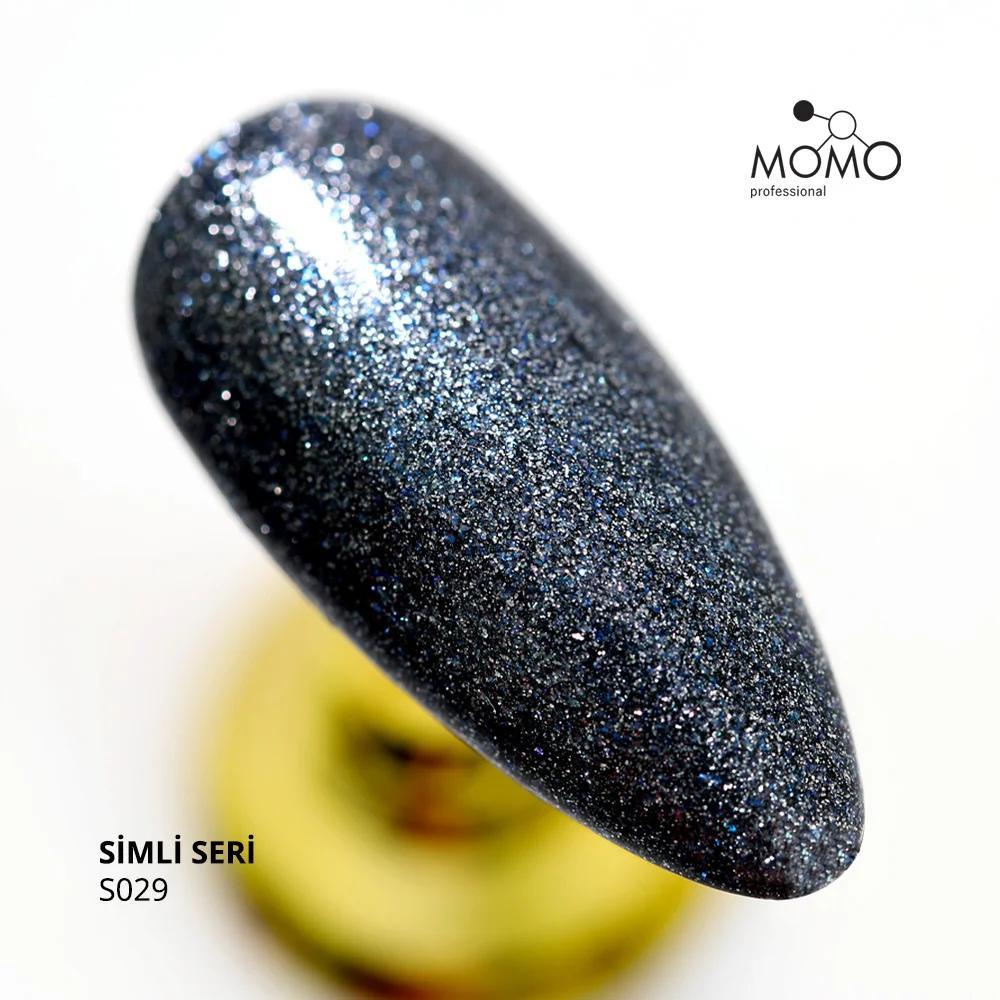 MOMO SİMLİ SERİ S029 14ml. PARILTILI KÜLLÜ GRİ