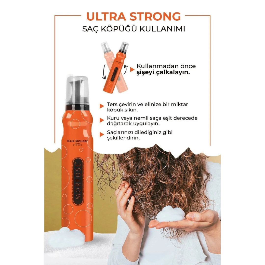 Morfose Köpük 200ml. Ultra Strong