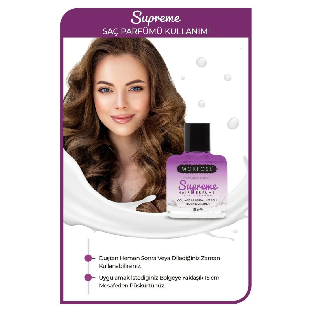Morfose Saç Parfümü 100ml. Supreme