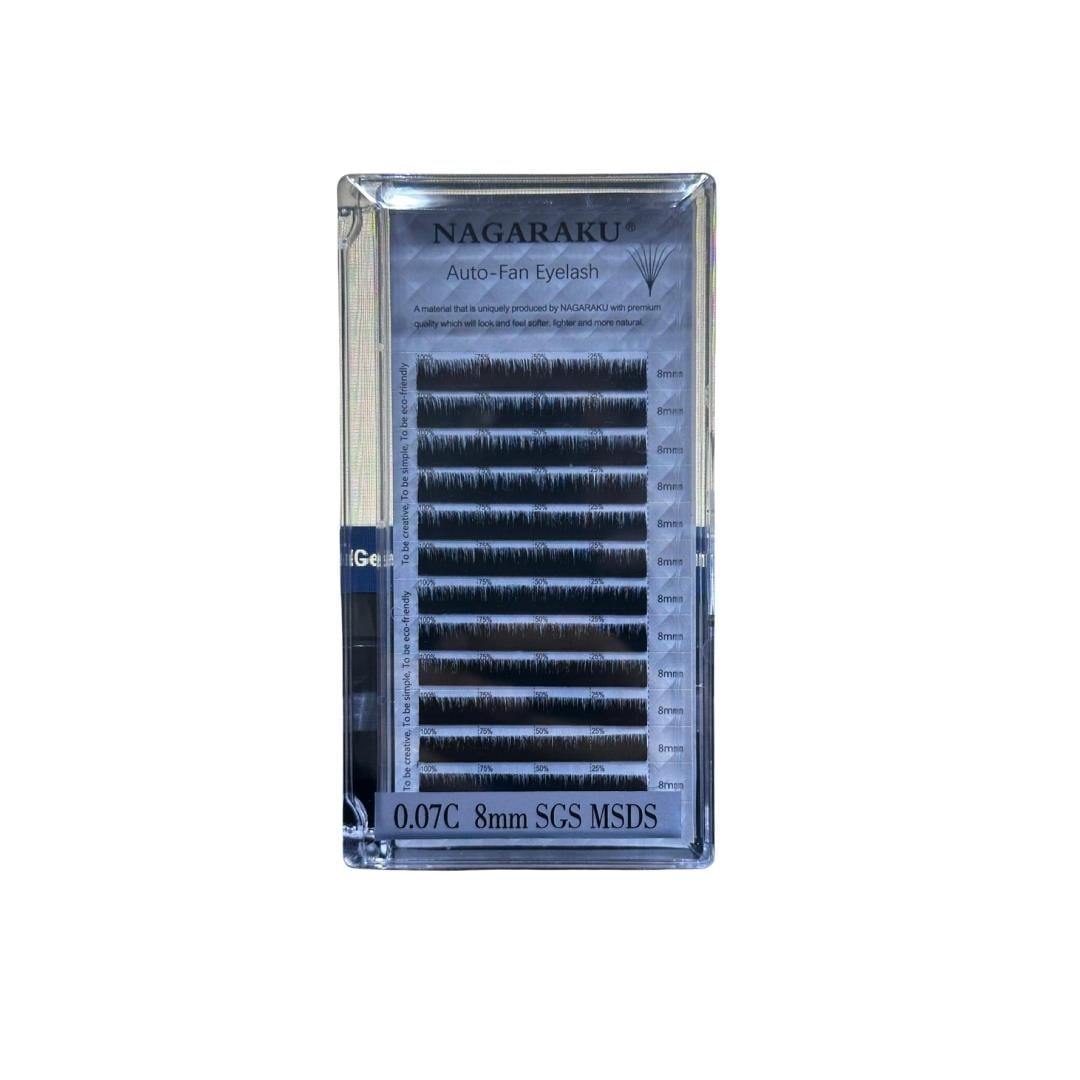 Nagaraku İpek Kirpik 0.07C 8mm SGS MSDS LJ019