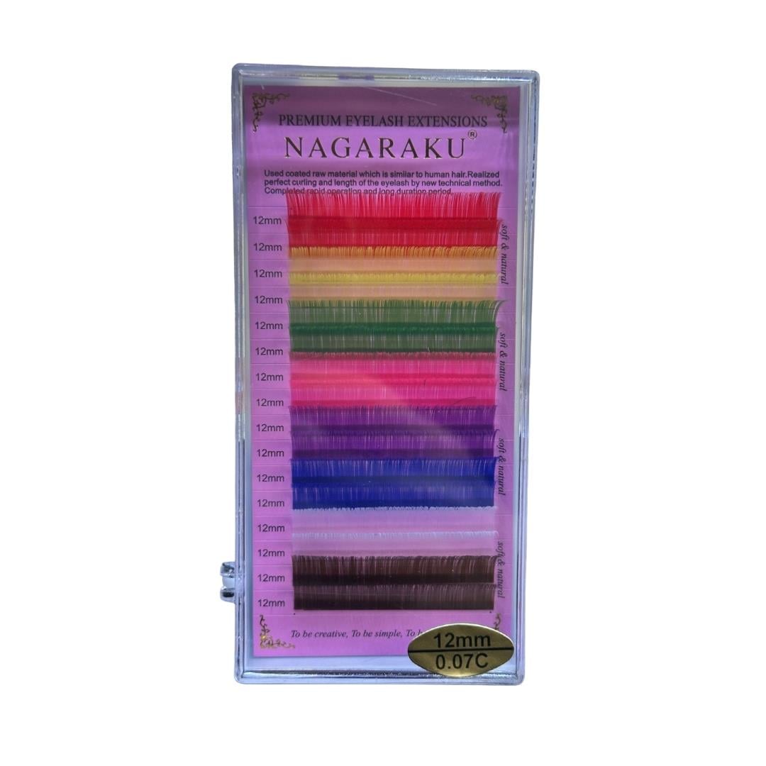 Nagaraku Renkli Kirpik 12mm 0.07C 7709