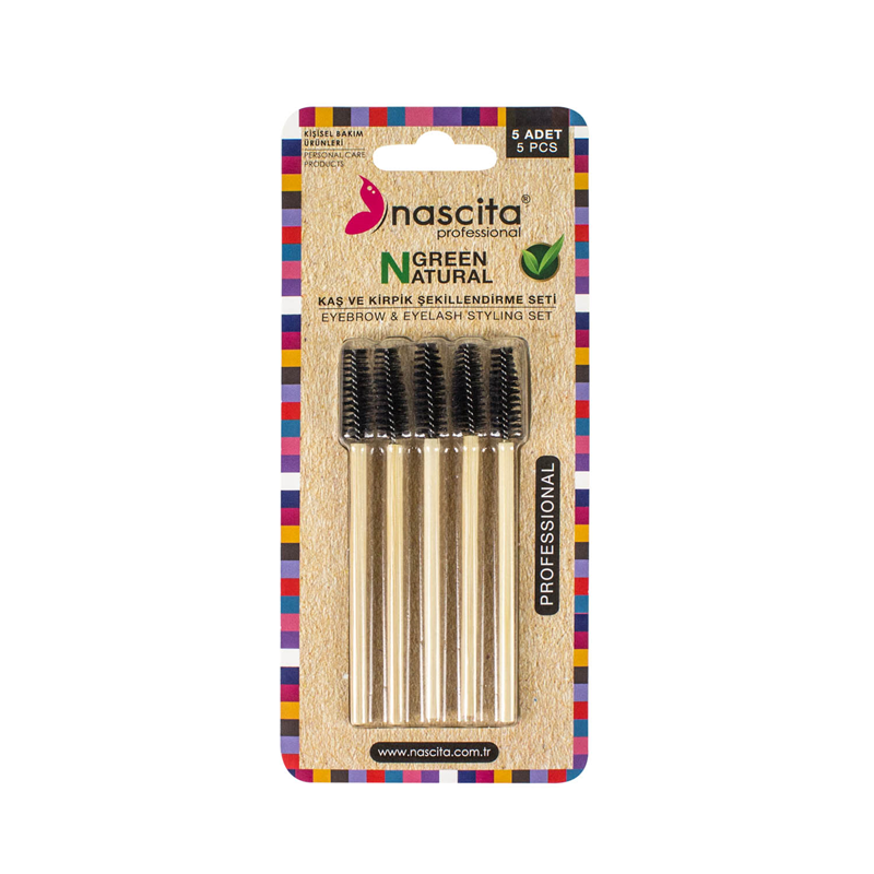 Nascıta Bambu Maskara Fırçası 5 Li