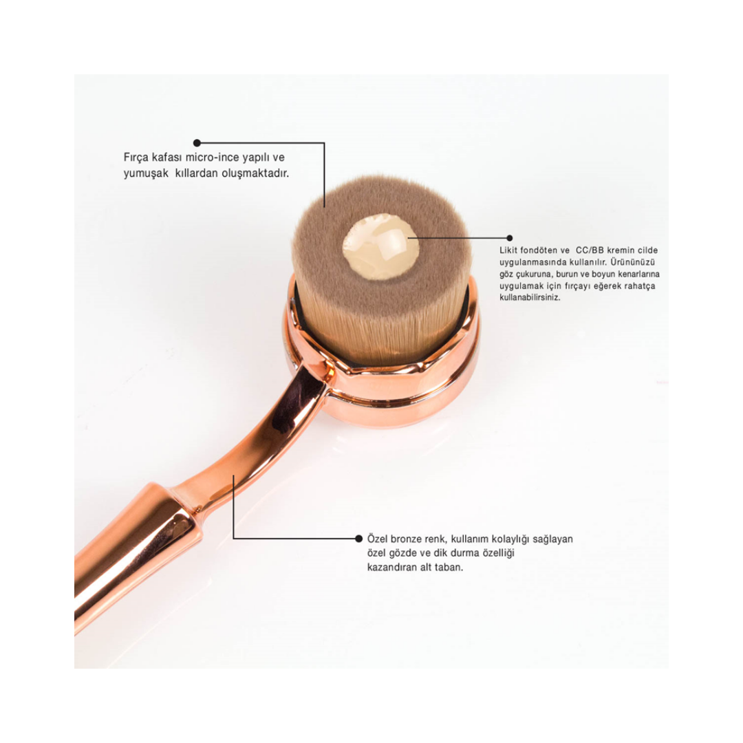 Nascıta Bronzy Glow Delikli Fondoten Fırçası