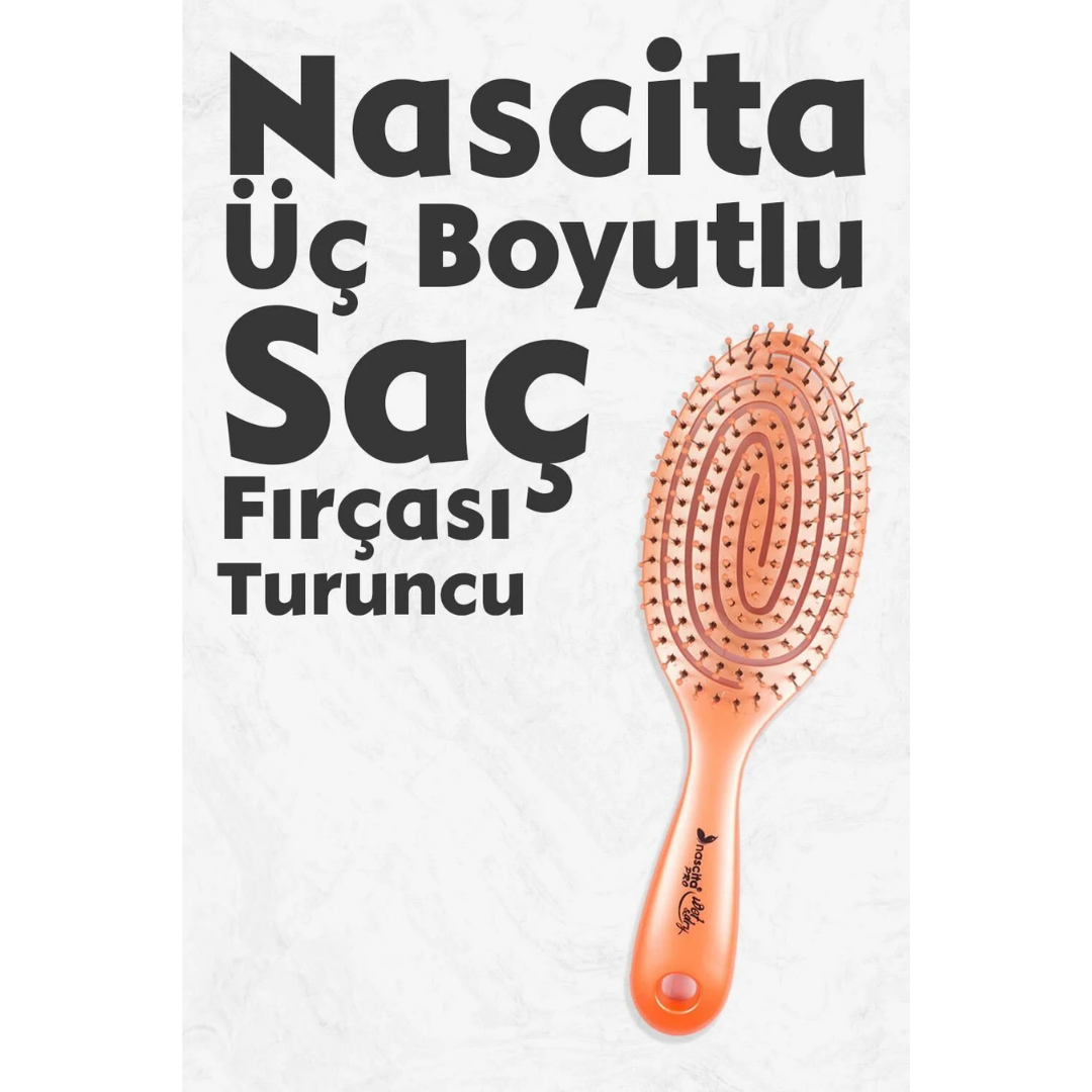 Nascita Pro Saç Furçası Turuncu 4