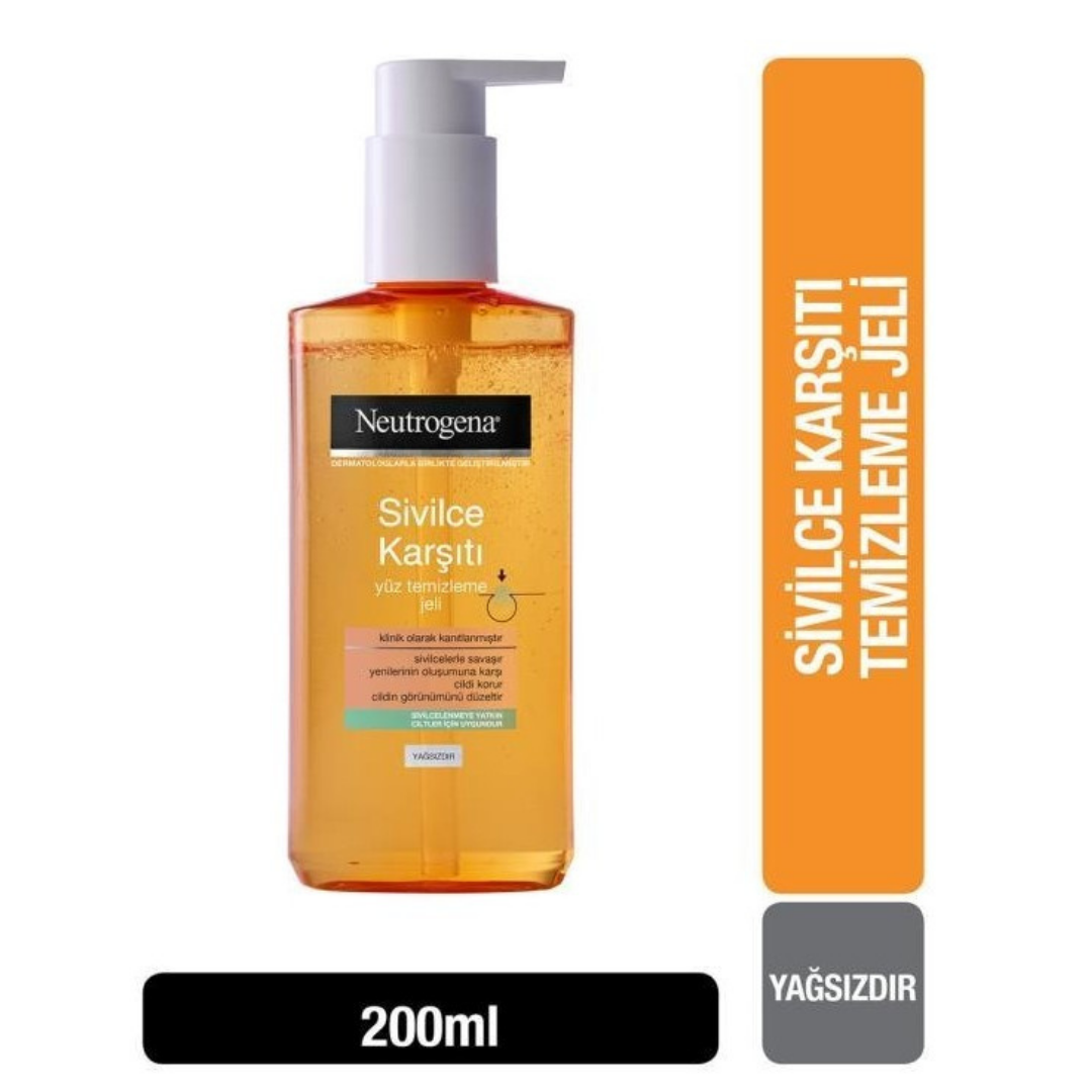 Neutrogena Yüz Temizleme Jeli 200ml. Canlandırıcı