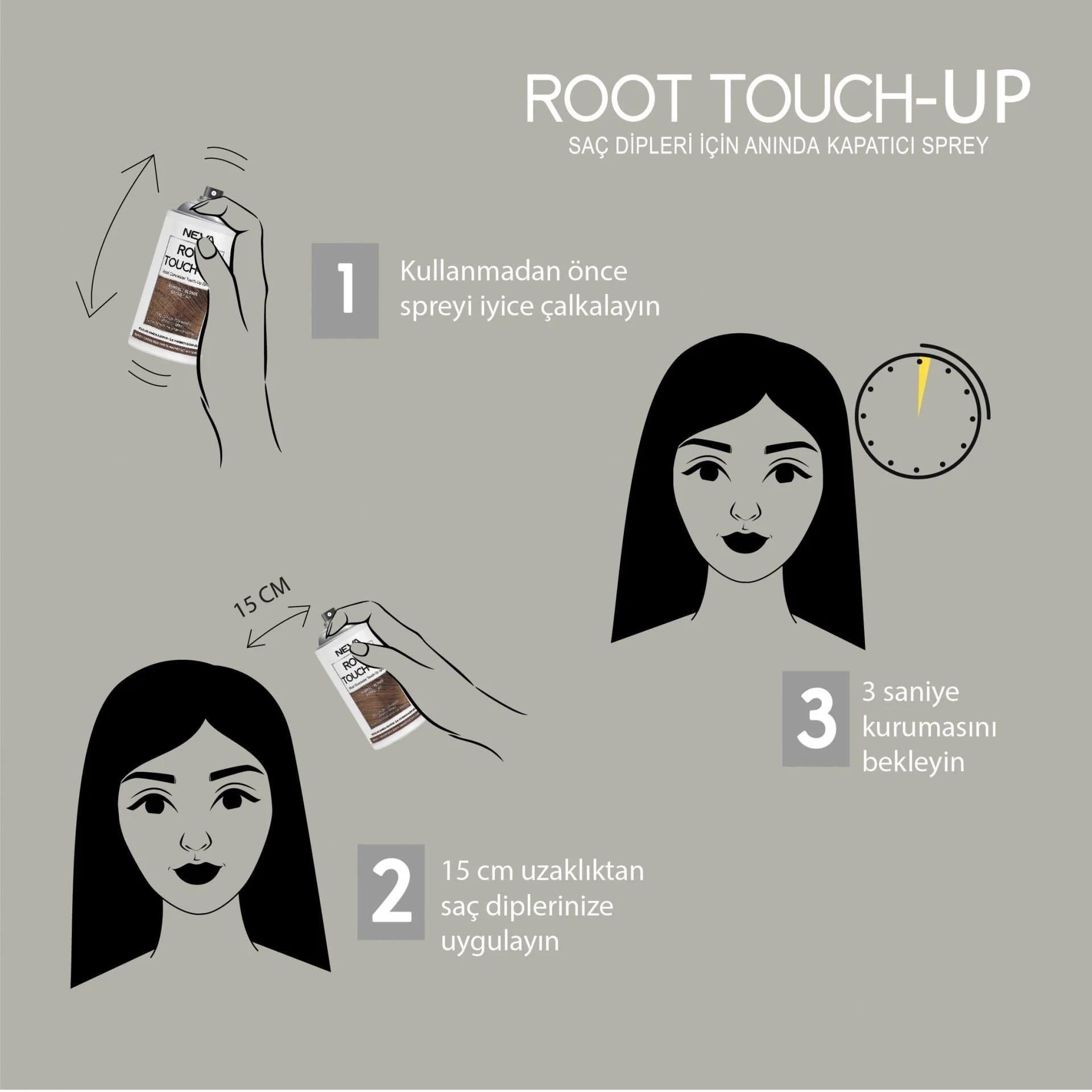 NEVA ROOT TOUCH-UP KOYU KUMRAL (DARK BLONDE)