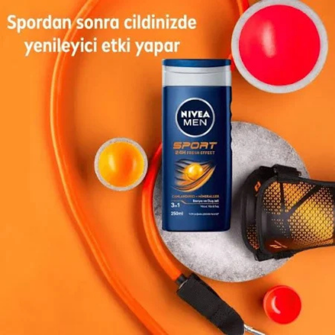 Nivea Deodorant 150ml.Active Fresh&Duş Jeli Sport