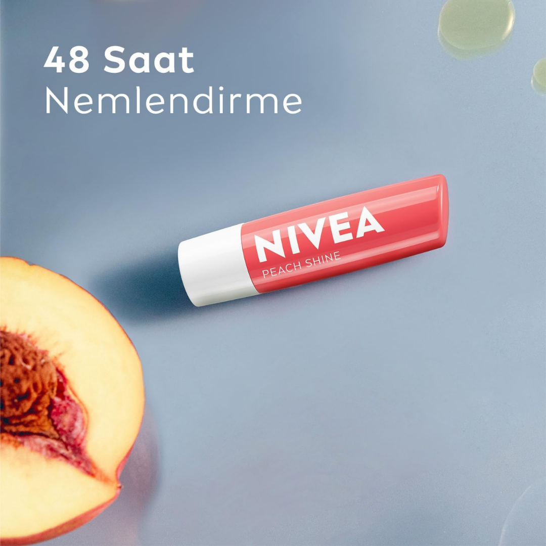 Nivea Dudak Bakım Kremi 5ml. Şeftali 85031