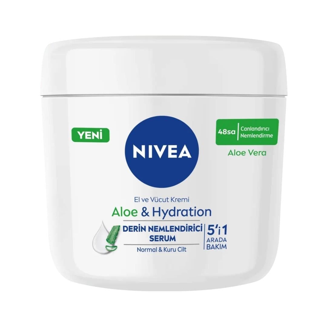 Nivea El Vücut Kremi 400ml. Aloe&Hydration 84547
