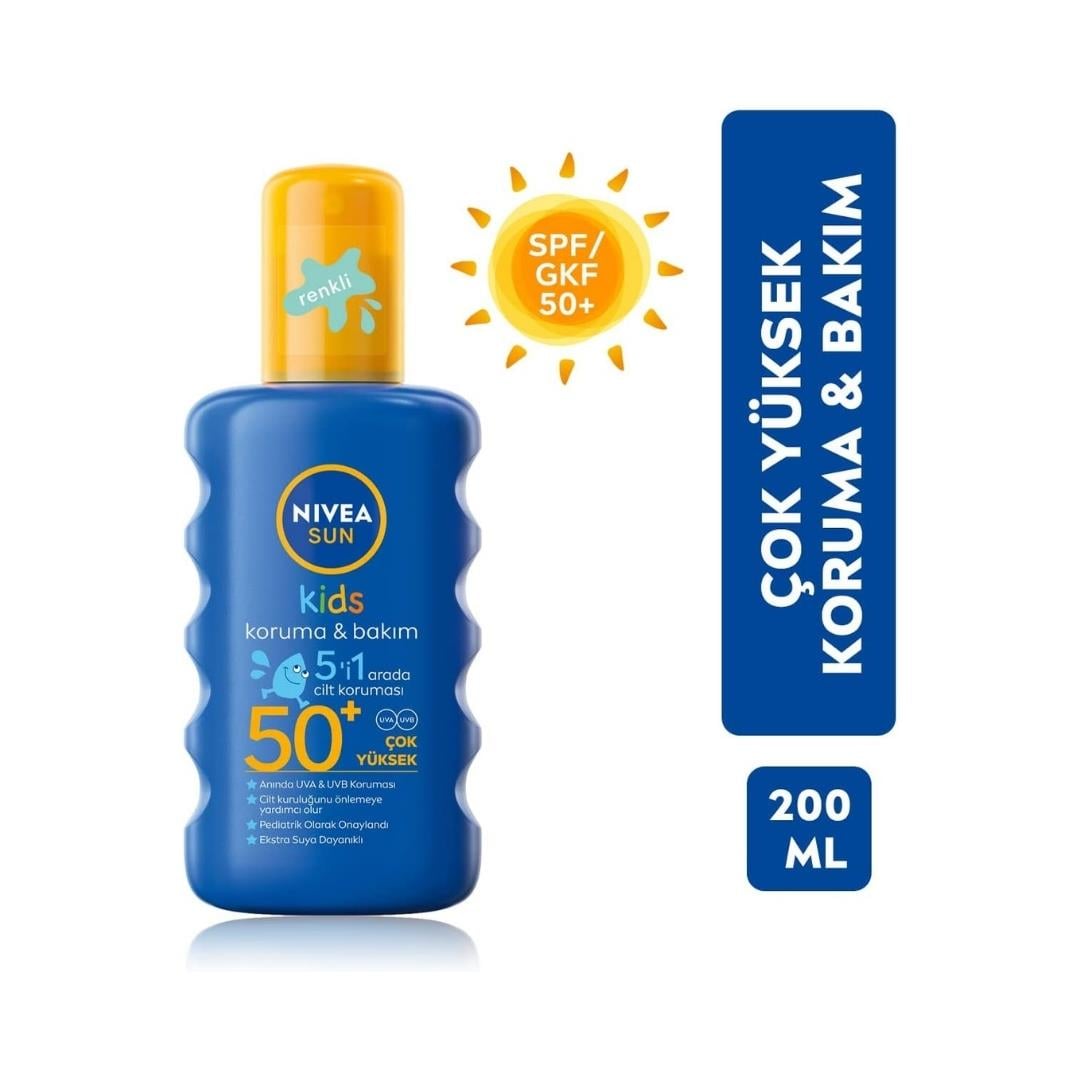 Nivea Sun Kids Sprey 200ml. Koruma&Oyun 50F 85667