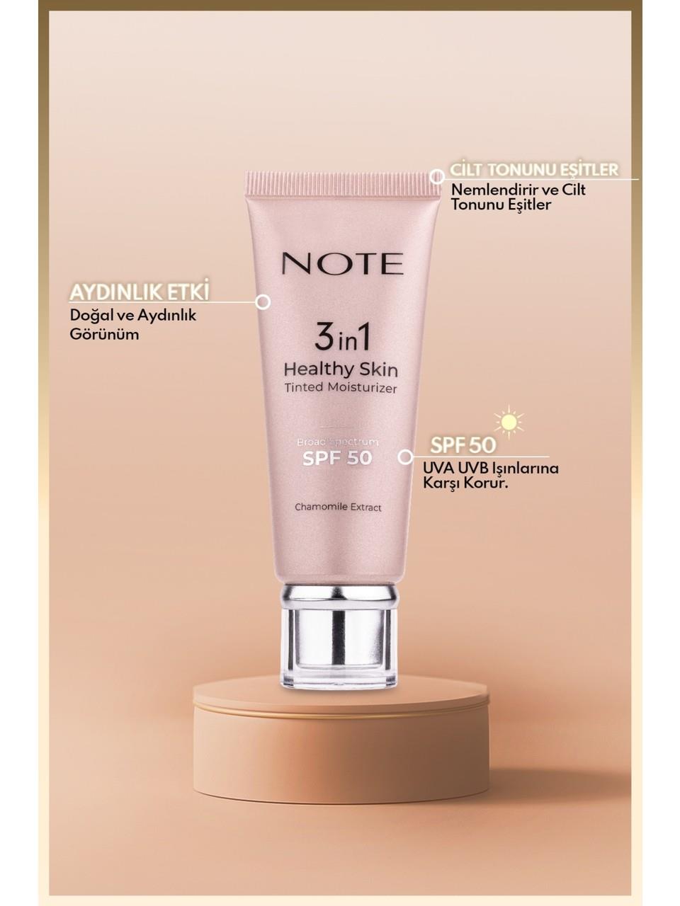 Note 3in1 Healthy Skin Tinted Moisturizer n°00