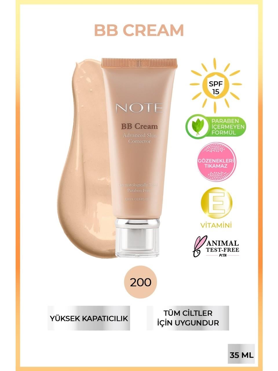Note BB Cream 200 Soft Ivory