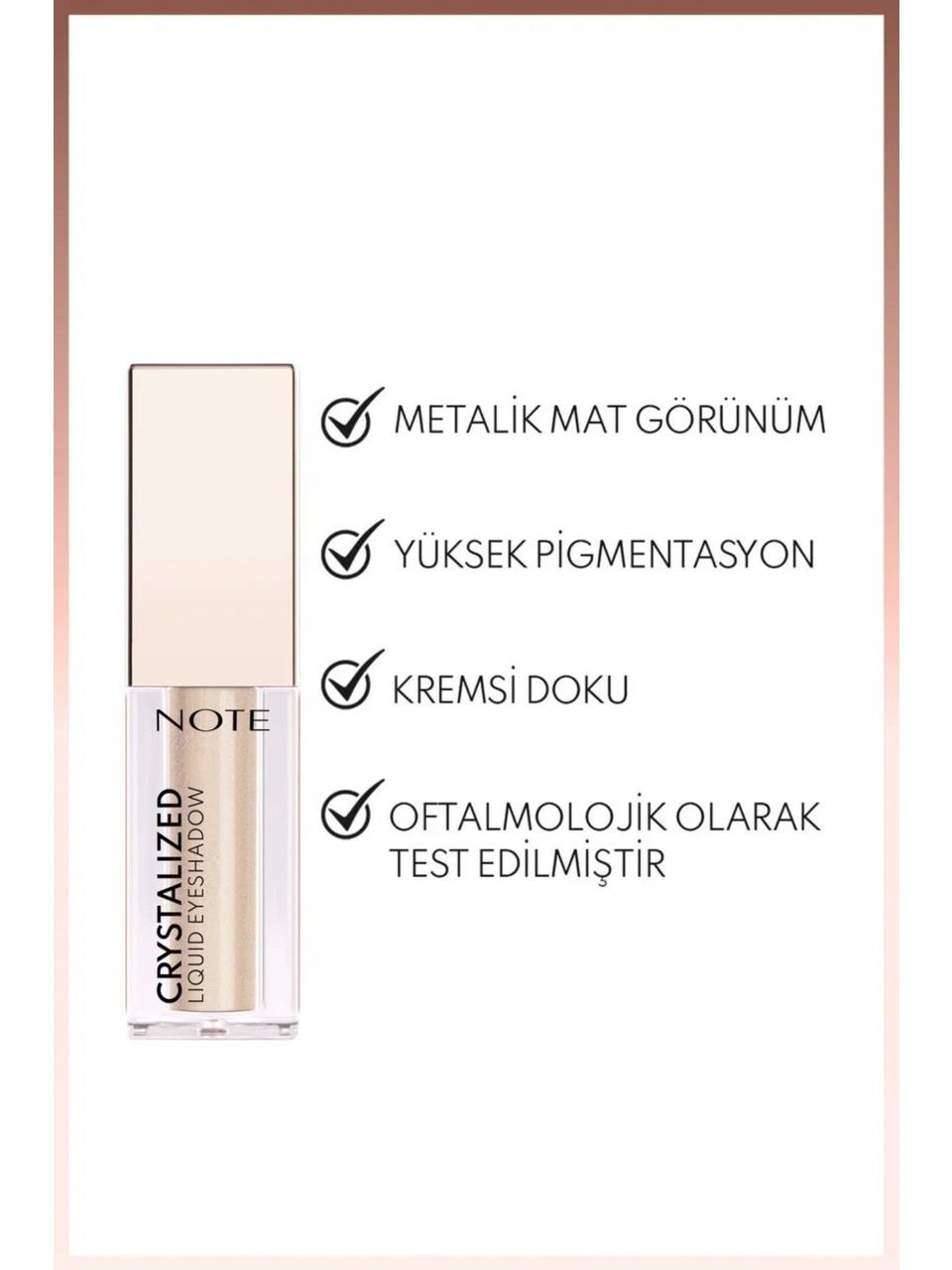 Note Crystalized Eyeshadow 4,5ml. 09 Cashmere Road