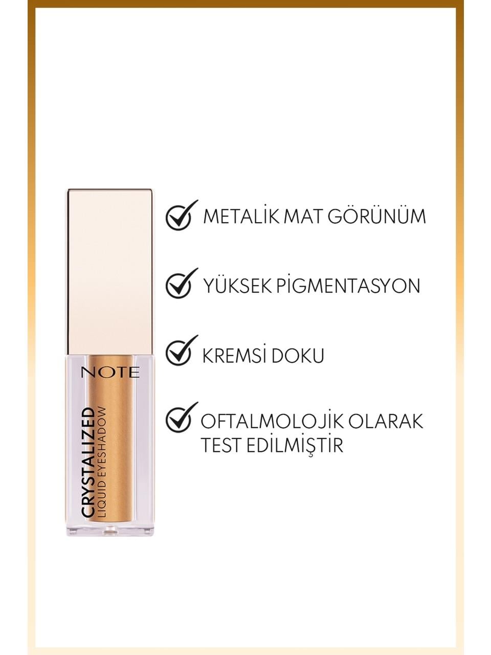 Note Crystalized Liquid Eyeshadow 02 Miracle Light