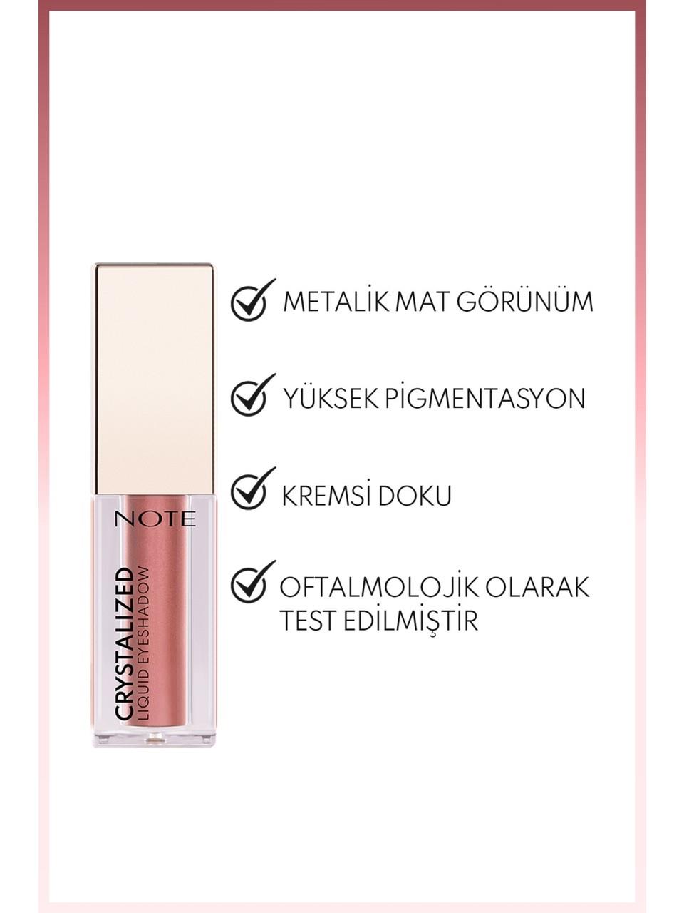 Note Crystalized Liquid Eyeshadow 04 Pink Bouquet