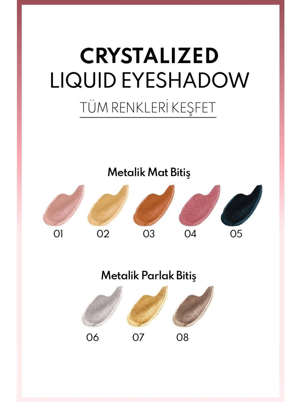 Note Crystalized Liquid Eyeshadow 04 Pink Bouquet
