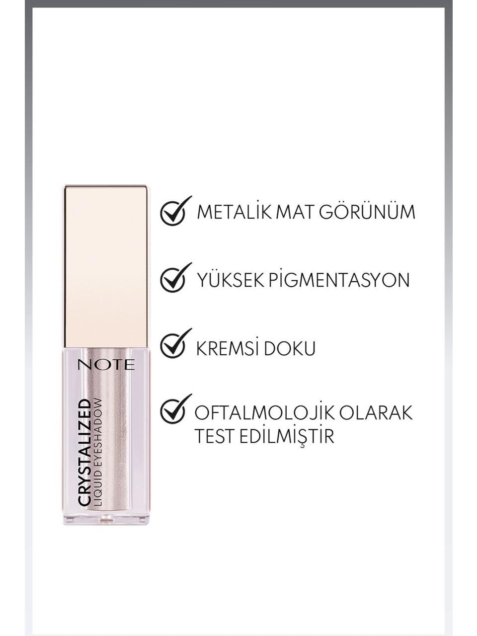 Note Crystalized Liquid Eyeshadow 06 Moonstone