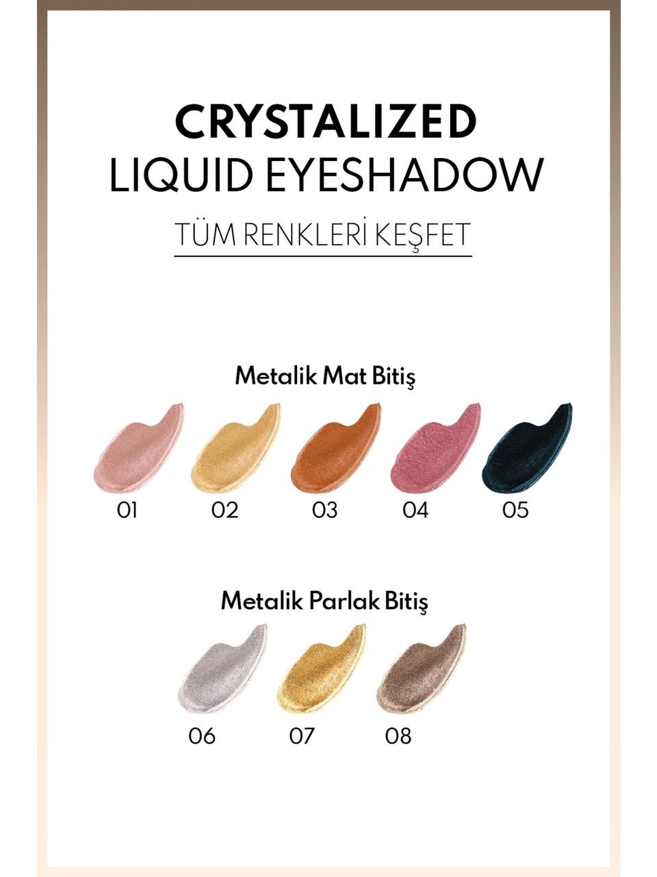 Note Crystalized Liquid Eyeshadow 08 Vintage Bronz
