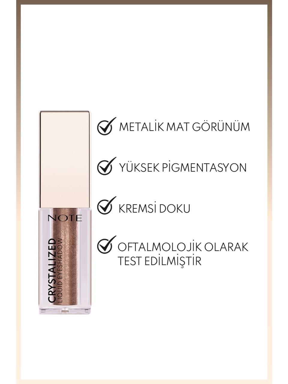 Note Crystalized Liquid Eyeshadow 08 Vintage Bronz