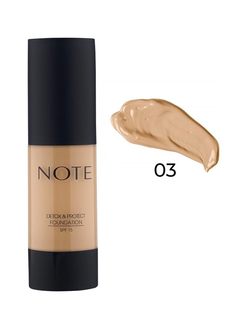 Note Detox&Protect Foundation 03 Medium Beige