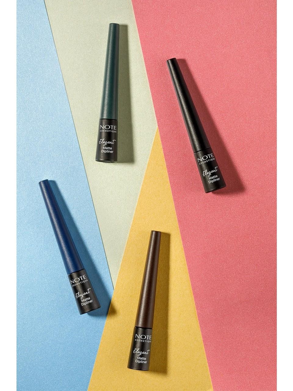 Note Elegant Matte Dipliner n°01 Coal Black