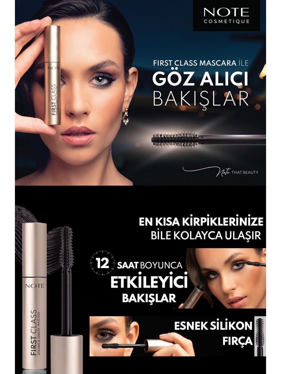 Note First Class Volume&Length Mascara