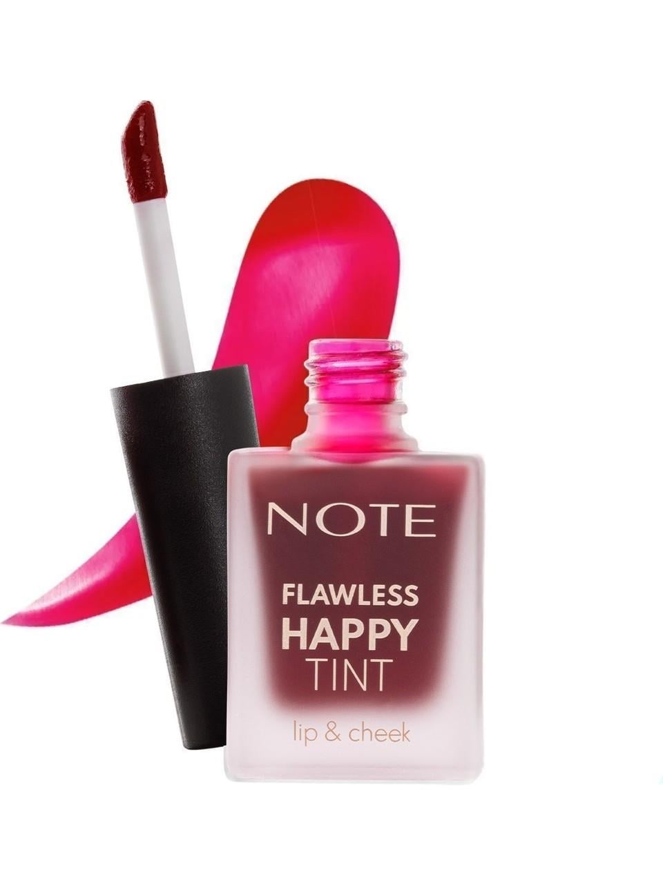 Note Flawless Happy Tint Lip&Cheek n°02 W.Cherry