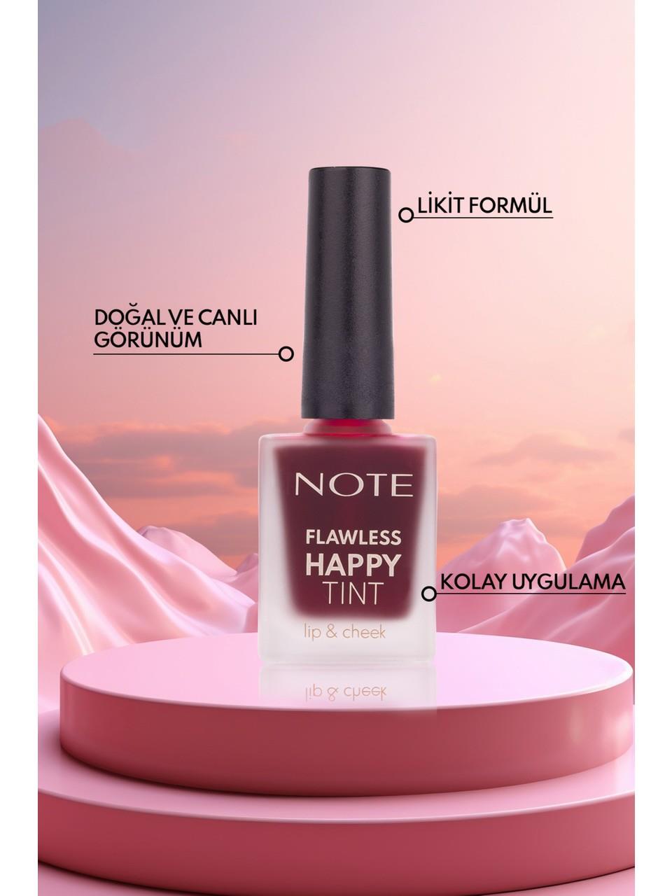 Note Flawless Happy Tint Lip&Cheek n°03 Sweet Pink