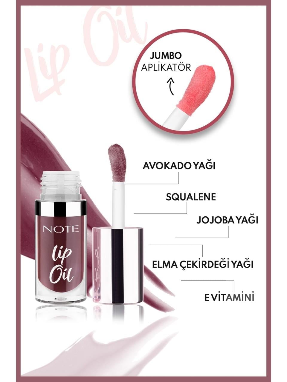 Note Lip Oil 30 Deep Berry
