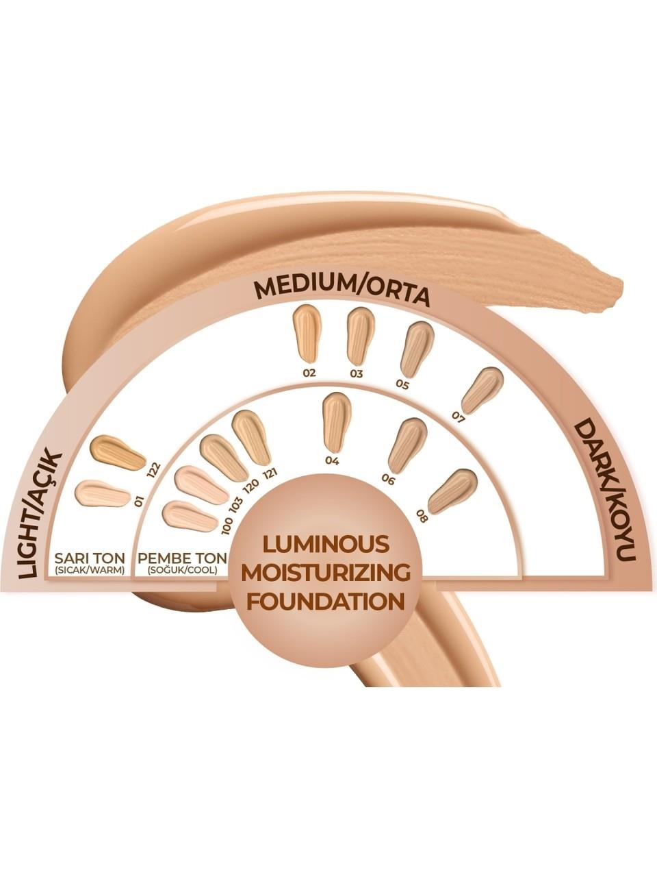 Note Luminous Moisturizing Foundation 04