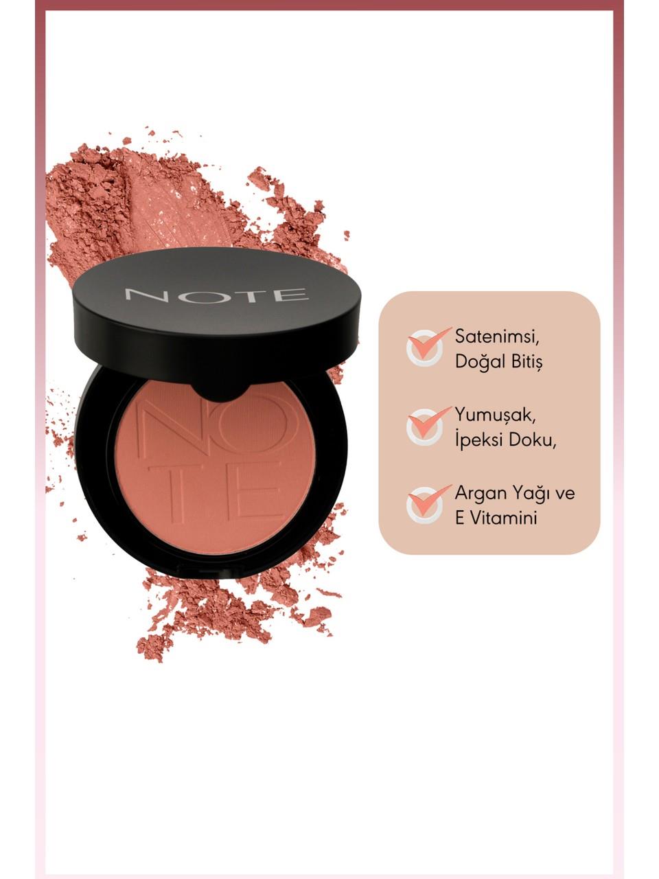 Note Luminous Silk Compact Blusher 02