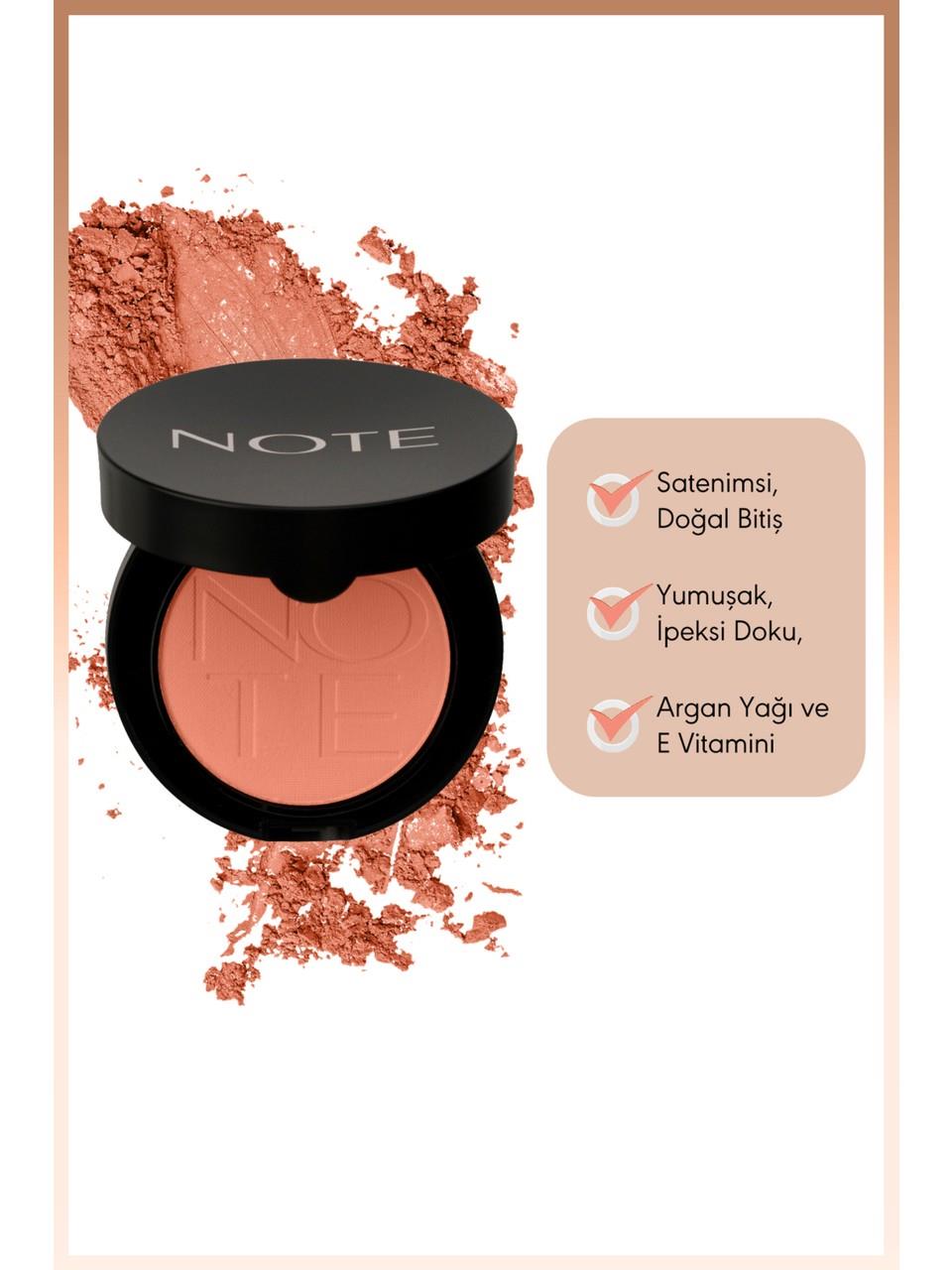 Note Luminous Silk Compact Blusher 04