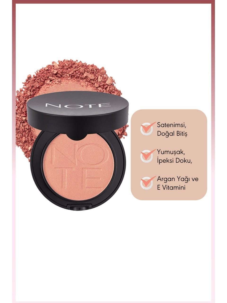 Note Luminous Silk Compact Blusher n°12