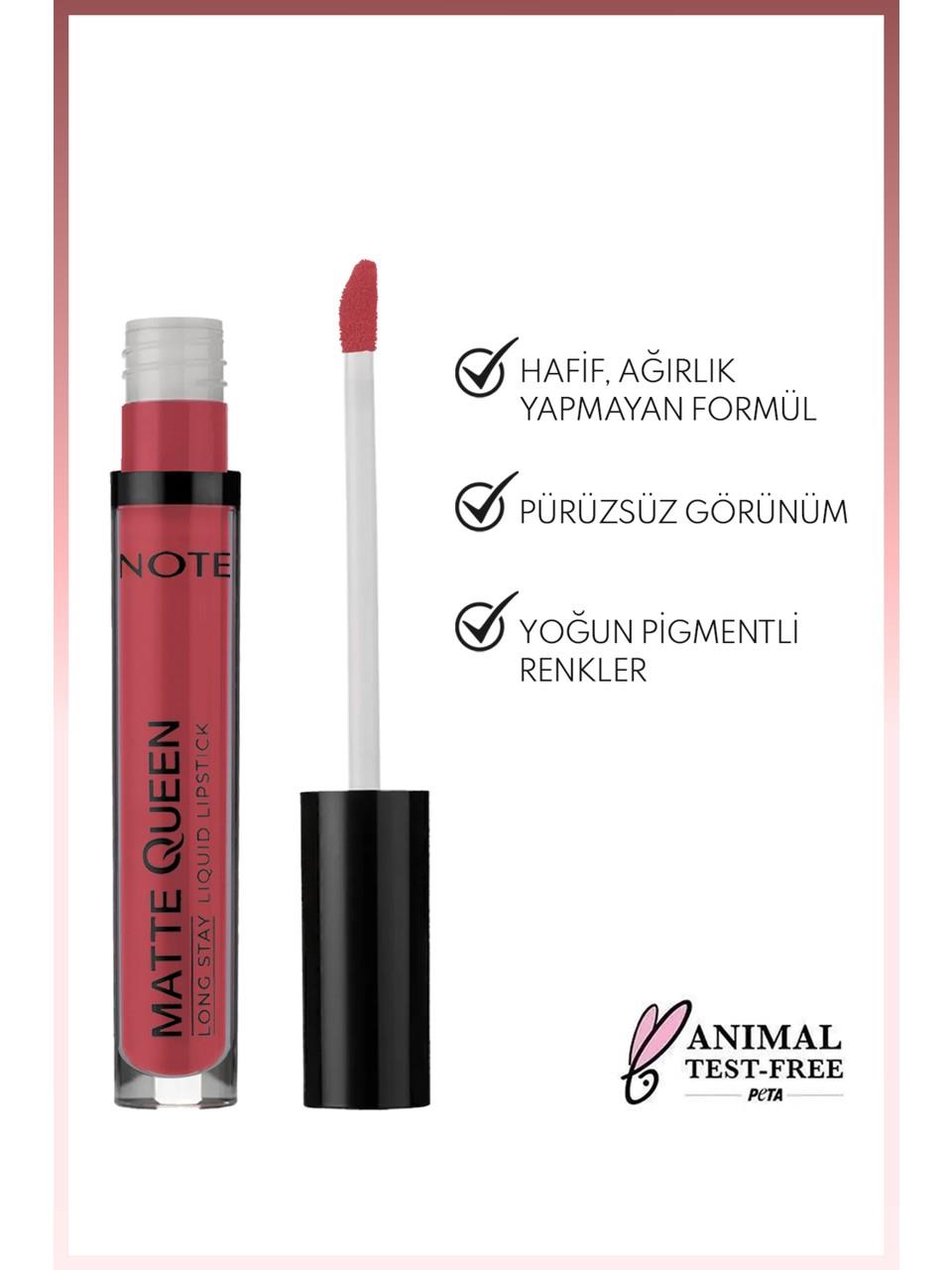 Note Matte Queen Liquid Lipstick 12 Blush Amour
