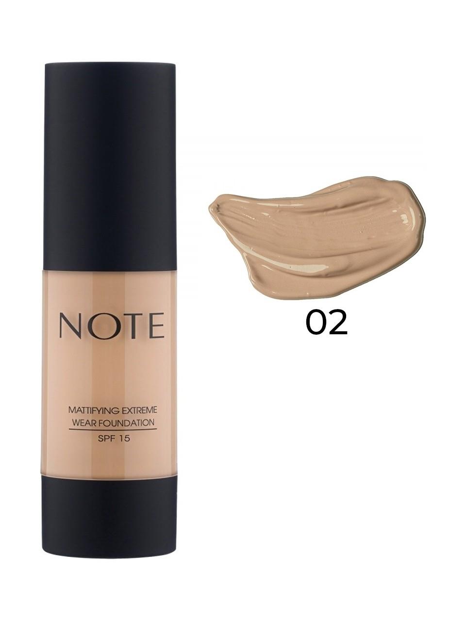Note Mattifying Extreme Wear Foundation 02