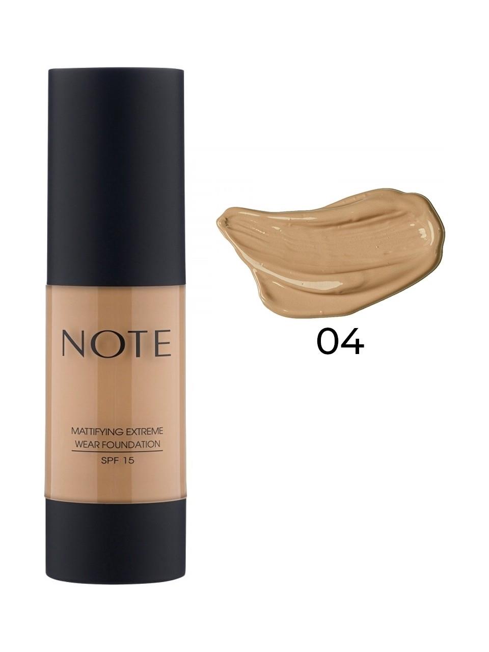 Note Mattifying Extreme Wear Foundation 04