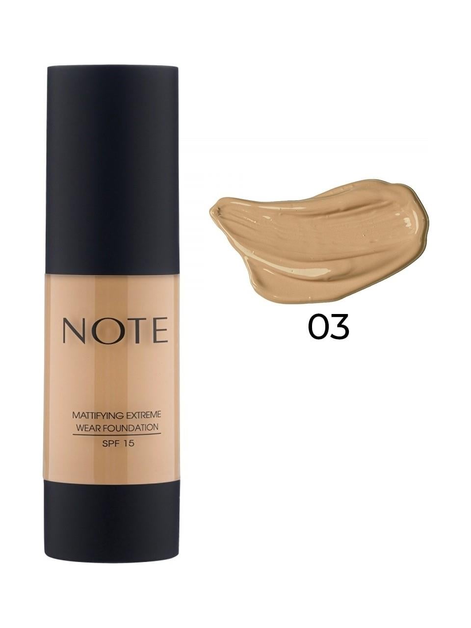 Note Mattifying Extreme Wear Foundation 03
