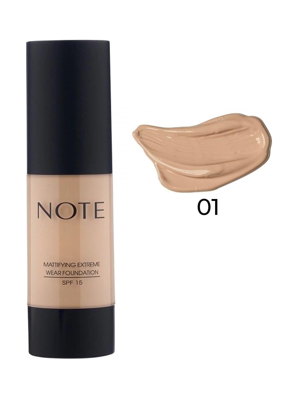 Note Mattifying Extreme Wear Foundation 01