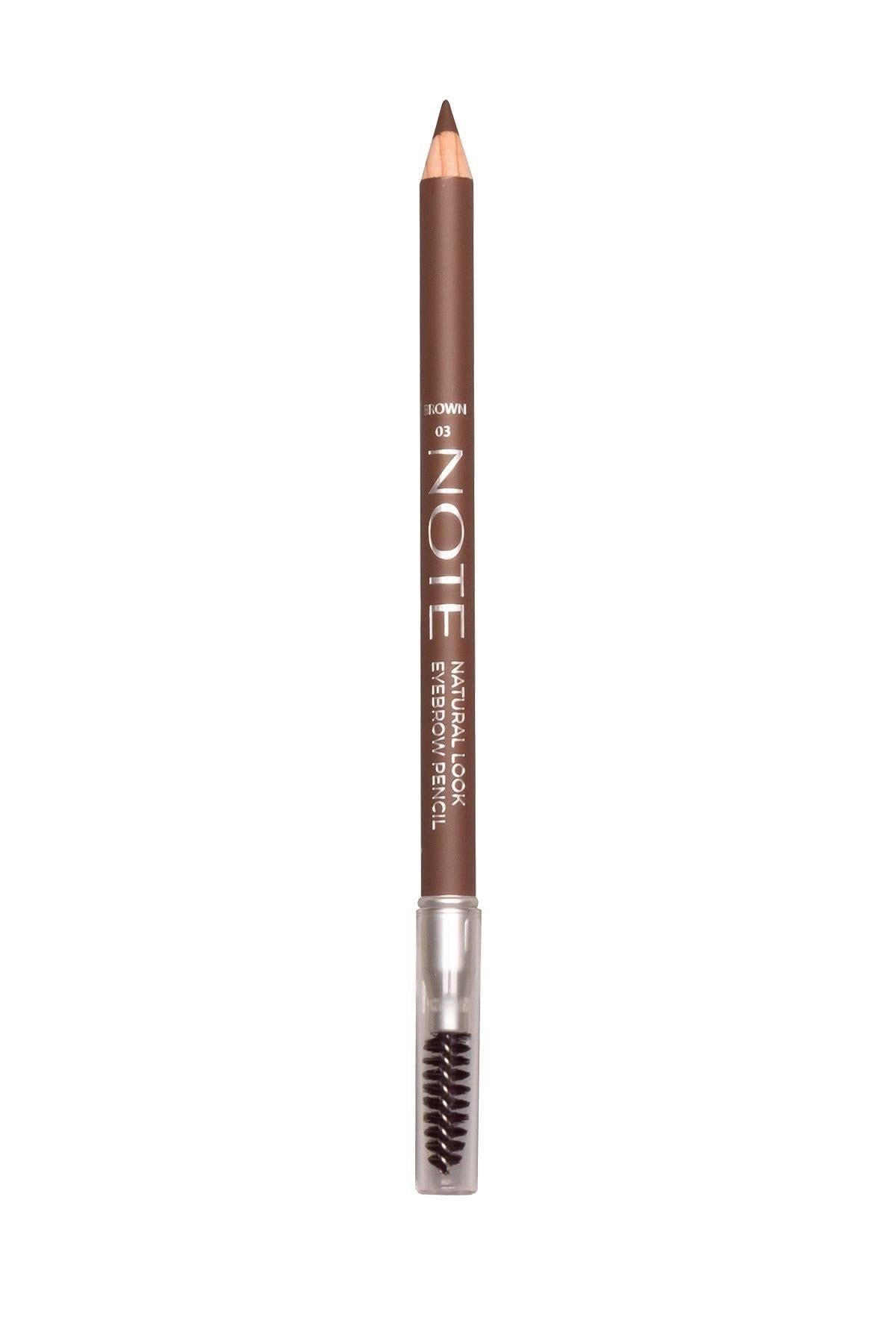 Note Natural Look Eyebrow Pencıl 03 Brown