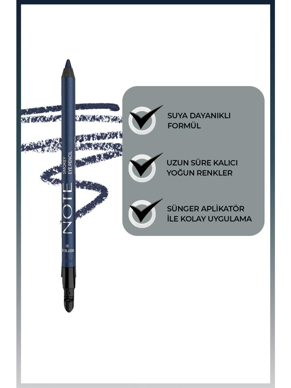 Note Smokey Eye Pencil 02 Deep Blue