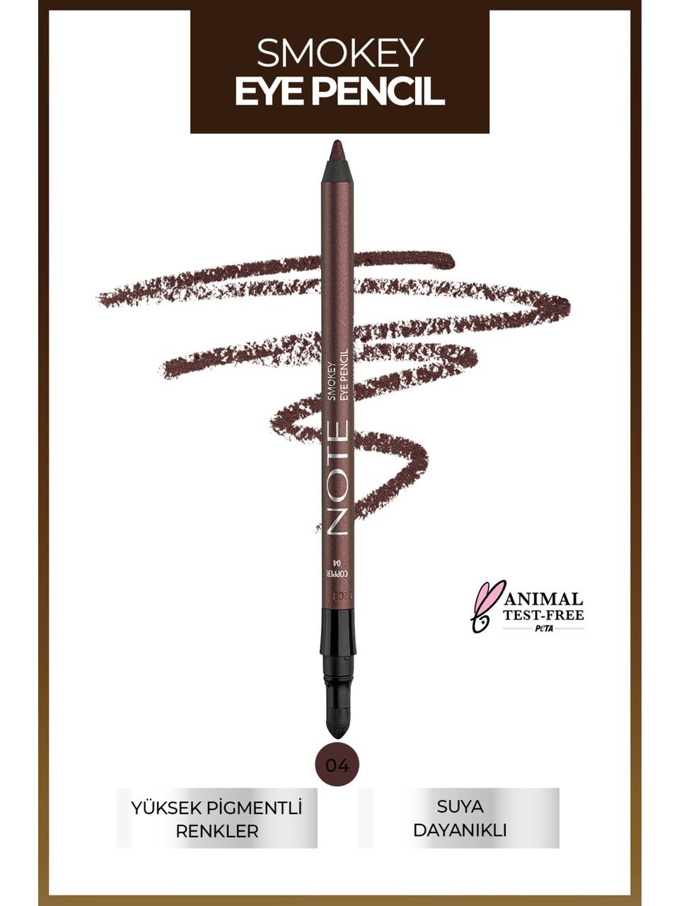 Note Smokey Eye Pencil 04 Copper