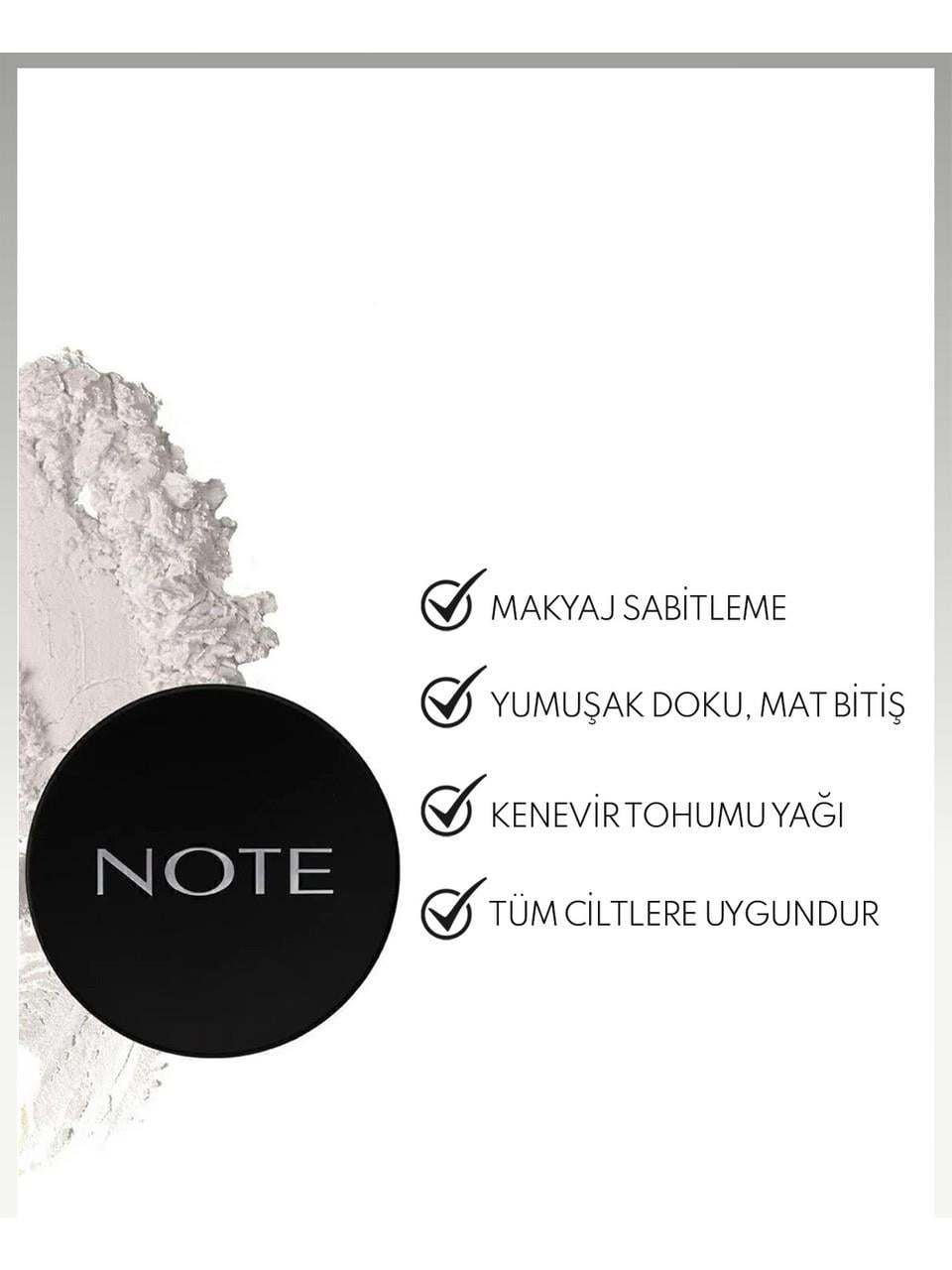 Note Translucent Setting Powder White