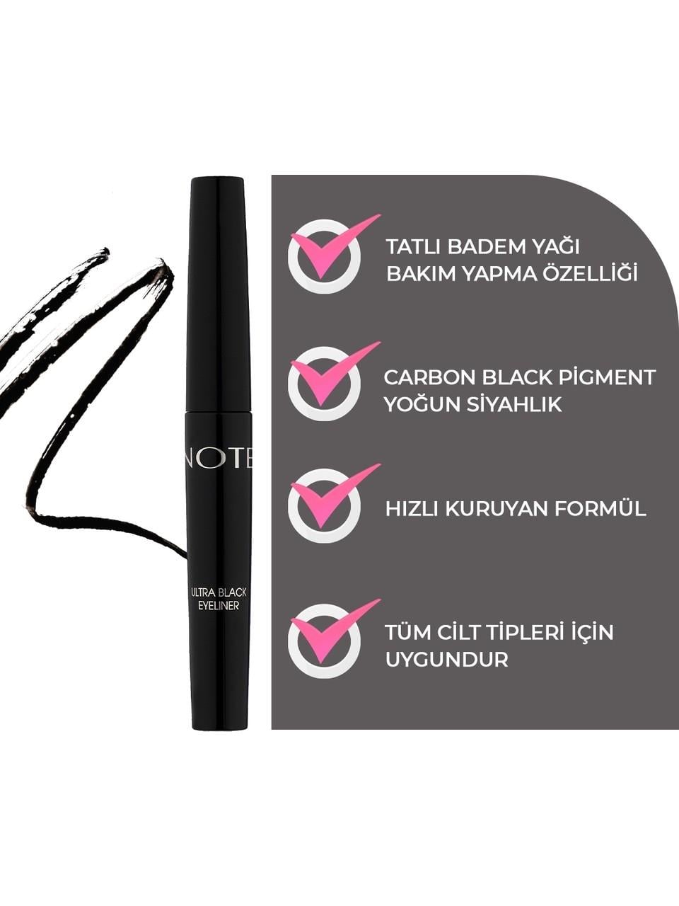 Note Ultra Black Eyeliner n°01 Black