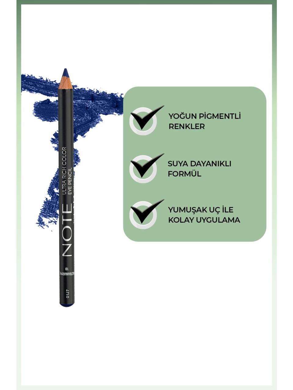 Note Ultra Rich Color Eye Pencil 10