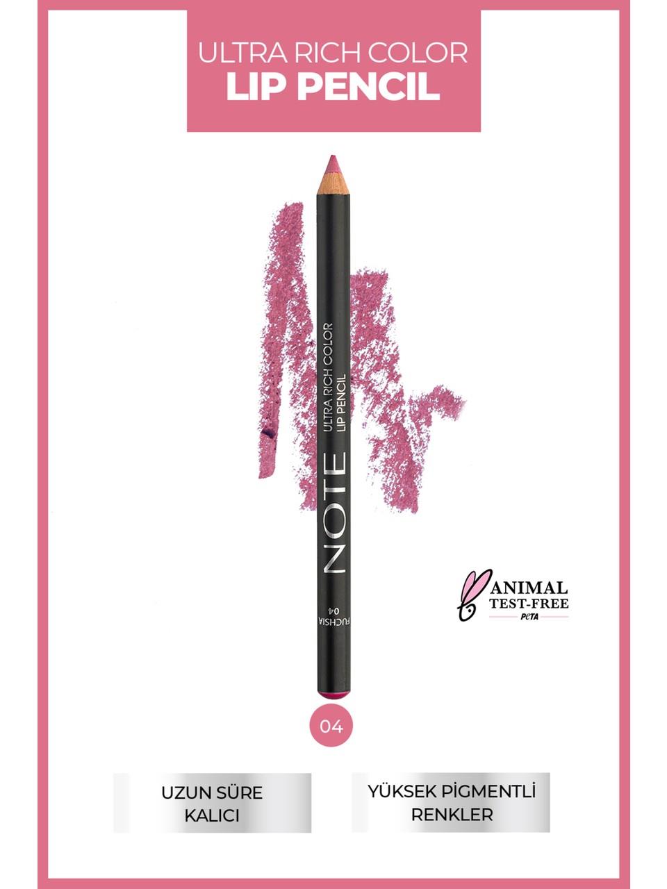 Note Ultra Rich Color Lip Pencil 04