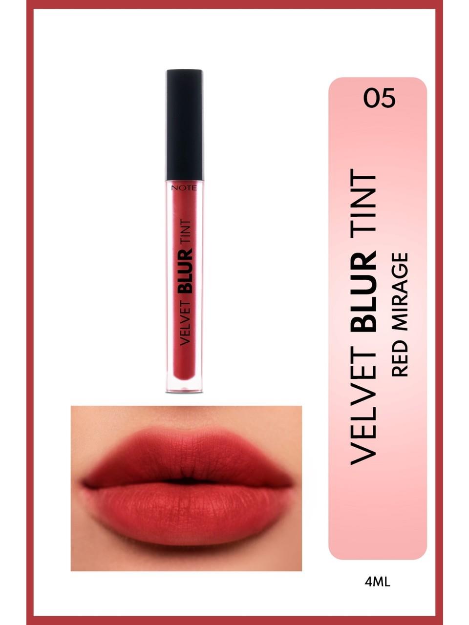 Note Velvet Blur Tint 4ml. 05 Red Mirage