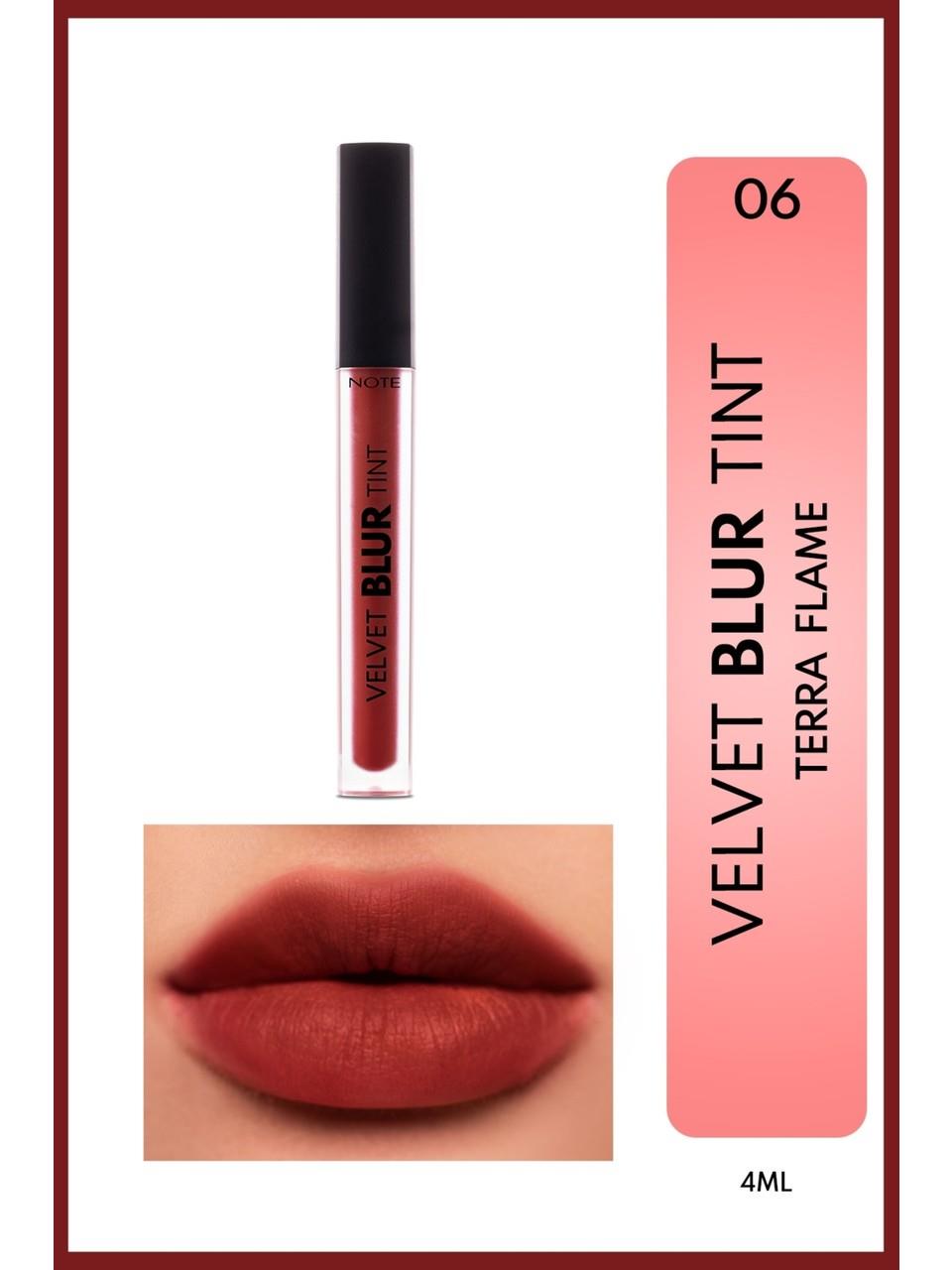 Note Velvet Blur Tint 4ml. 06 Terra Flame