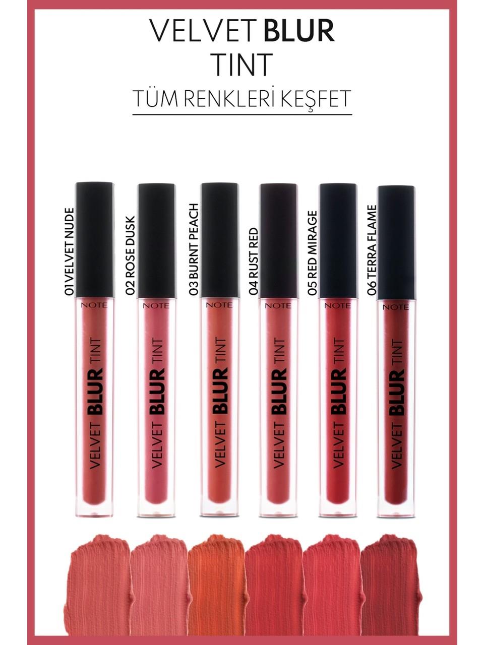 Note Velvet Blur Tint 4ml. 01 Velvet Nude